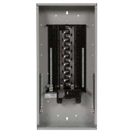 Siemens PN PN3048B1200C Assembled Load Center, 200 A, 30 -Space, 48 -Circuit, Main Breaker, Plug-On Neutral, Gray