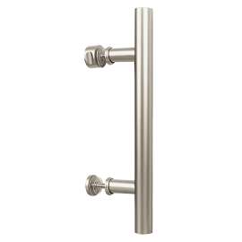 National Hardware N700-101 Madison Pull, 12 in H, Steel, Satin Nickel