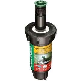 Rain Bird 1800 1802AP8 Pop-Up Sprinkler, 1/2 in Connection, FNPT, 2 in H Pop-Up, 8 ft, Adjustable Nozzle, Plastic