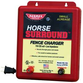Parmak HS-100 Electric Fence Charger, 0.65 to 2 J Output Energy, 110 to 120 V