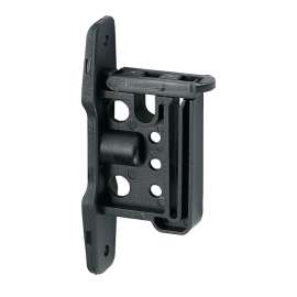 Parmak 542 Wood Post Insulator, Polytape, Polywire, Rope, Wire, Black, Screw Mounting