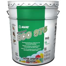 MAPEI Ultrabond ECO 975 98768 Standard Urethane Adhesive, Paste, Odorless, Tan, 5 gal Pail