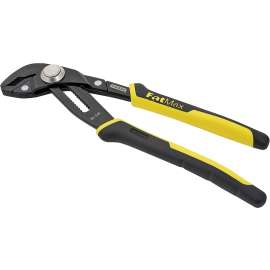 STANLEY 84-649 Joint Plier, 12 in OAL, 2-3/4 in Jaw Opening, Black/Yellow Handle, Ergonomic Handle, 7/8 in W Jaw