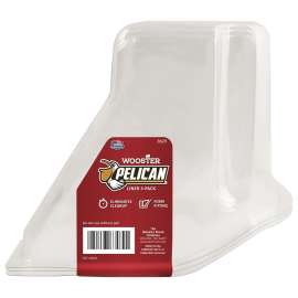 WOOSTER PELICAN 8629 Pail Liner, PET, Clear