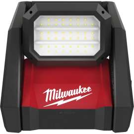 Milwaukee M18 ROVER 2366-20 Dual Power Flood Light, 0.65, 2 A, 120 VAC, 18 VDC, Lithium-Ion Battery, LED Lamp, Black/Red