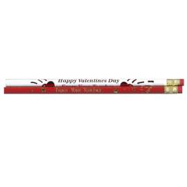Happy Valentine's from Your Teacher Pencils, Dozen