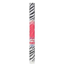 Contact Adhesive Roll, Zebra Print, 18" x 20 ft.