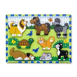 Pets Chunky Puzzle, 9" x 12", 8 Pieces