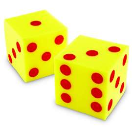 Giant Soft Dot Cubes Set, 2/pkg