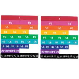 Soft Foam Magnetic Rainbow Fraction Tiles, 51 Per Set, 2 Sets