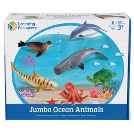 Jumbo Ocean Animals, 6/pkg