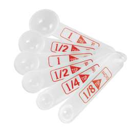 Measuring Spoons, 6/pkg