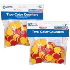 Two-Color Counters, Set of 200, 2 Sets