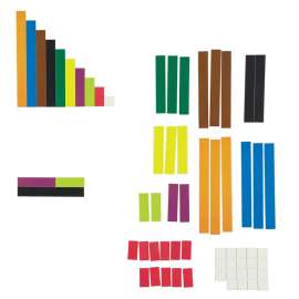 Magnetic Cuisenaire Rods, 64/pkg