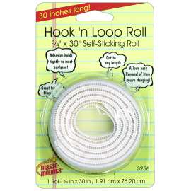 Hook 'n Loop, 3/4" x 30" Roll