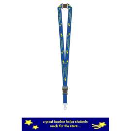 Teacher Lanyards, A great teacher helps students reach for the stars...