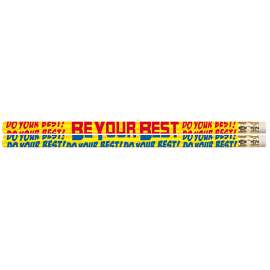 Do Your Best Be Your Best Motivational Pencils, 12/pkg
