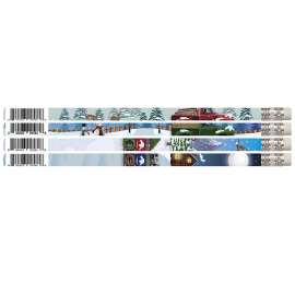 Classic Winter Ride Pencil, Pack of 12
