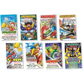 Parts of Speech Superheroes Bulletin Board Set, 2 Sets