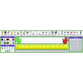 (3 PK) DESK PLATE PRIMARY MODERN MANUSCRIPT