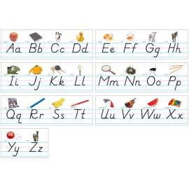 Alphabet Lines - Photo & Modern Manuscript Bulletin Board Set