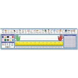 Christian Primary Modern Manuscript Desk Plates, Pack of 36