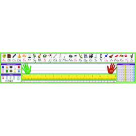 (2 PK) MODERN MANUSCRIPT DESK PLATE 17-1/2X4 36 PER PK