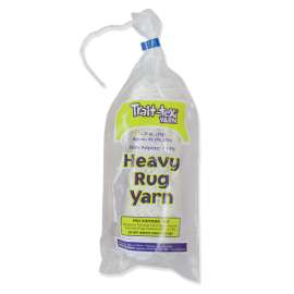 Heavy Rug Yarn, White, 1.37 oz., 60 Yards