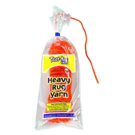 Heavy Rug Yarn, Pumpkin, 1.37 oz., 60 Yards