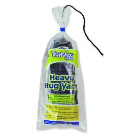 Heavy Rug Yarn, Black, 1.37 oz., 60 Yards