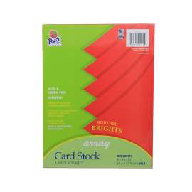 Card Stock, Rojo Red, 200 Sheets
