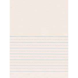 Newsprint Handwriting Paper, Picture Story, 7/8" Ruled (Short Way), White, 9" x 12", 500 Sheets Per Pack, 5 Packs