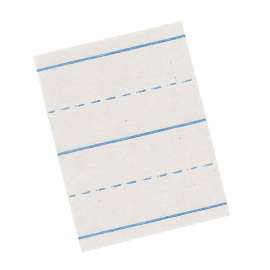 Newsprint Handwriting Paper, Picture Story, 7/8" Ruled (Short Way), 18" x 12", 500 Sheets Per Pack, 2 Packs