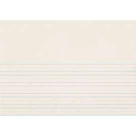 Newsprint Handwriting Paper, Picture Story, 7/8" Ruled (Long Way), 18" x 12", White, 500 Sheets Per Pack, 2 Packs