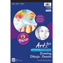 Art1st Drawing Paper Pad, Heavyweight, 12" x 18", 24 Sheets