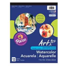 Art1st Watercolor Pad, 90 lb., 11" x 14", 12 Sheets
