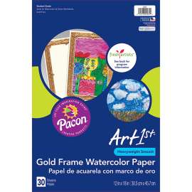Watercolor Paper, 140 lb., 12" x 18"