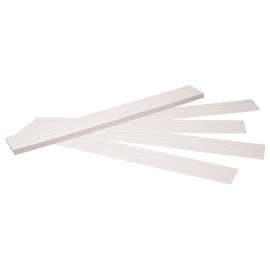 Sentence Strips, White, 1-1/2" Ruled, 3" x 24", 100 Per Pack, 6 Packs