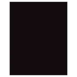 Premium Coated Poster Board, Black, 22" x 28", 25 Sheets