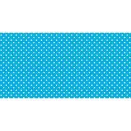 Bulletin Board Art Paper, Classic Dots-Aqua, 48" x 50', 1 Roll