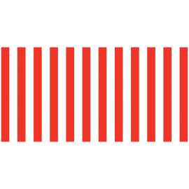 Bulletin Board Art Paper, Classic Stripes - Red & White, 48" x 50', 1 Roll