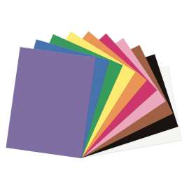 SunWorks Construction Paper, 10 Assorted Colors, 9" x 12", 200 Sheets