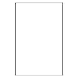 Plastic Art Sheets, White, 11" x 17", 8 Sheets