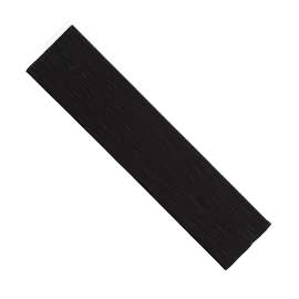 Crepe Paper, Black, 20" x 7-1/2', 1 Sheet