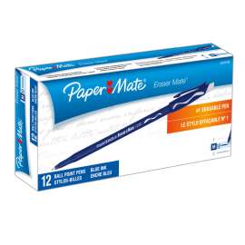 PaperMate Erasermate Pen, Blue