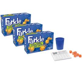 Farkle The Classic Dice-Rolling, Risk-Taking Game, Pack of 3