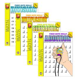 Timed Math Drills Book Set
