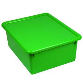 (3 EA) STOWAWAY GREEN LETTER BOX WITH LID 13-1/2 X 10-3/4 X 5-3/8