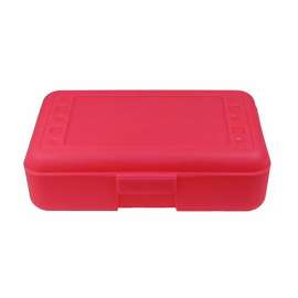(12 EA) PENCIL BOX HOT PINK