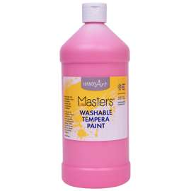 Little Masters Washable Tempera Paint Quart, Pink